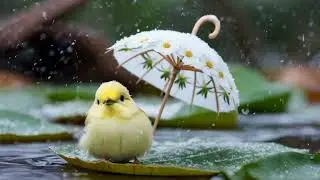 Unwind with Relaxing Light Music | Peaceful Sounds and Charming Birds to Relieve Stress