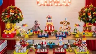 Vlog: 1 ano do Marcos - Festa Circo Vintage