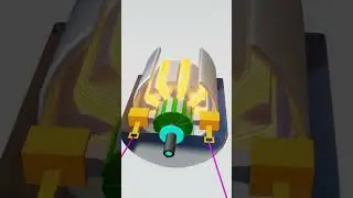 electric motor working || #shorts #youtubeshorts #3danimation #professorofdepth
