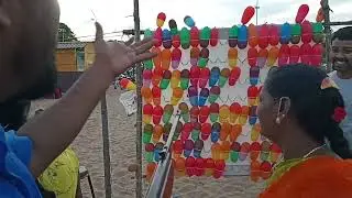 Balloon Gun Shooting | Chennai Marina Beach | Balloons Games 10 / 10 Shoot