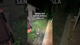 SENTER KEPALA KECIL TERANG DAN TAHAN LAMA &bull; BATERAI BISA DI LEPAS bahan FULL ALUMINIUM #shortsvideo