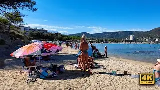 Peaceful Beach Walking &mdash; French Riviera 🇫🇷🏖️ | 4K 60FPS | Calm Sea Ambience