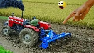 TOP Most Creative Scientific Idea |Mf 385 Tractor Is Plowing In Mud @NaeemCreator1 