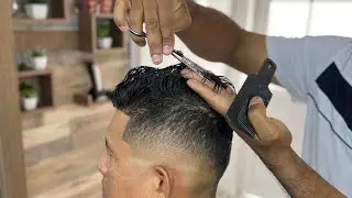 COMO CORTAR LAS PUNTAS CON TIJERAS TUTORIAL PARA PRINCIPIANTES - Crazy Barber