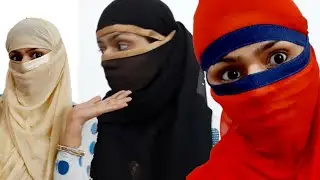 How to wrap face with Stole/Dupatta  in just 1 min |5 easy styles to wear scarf/dupatta |Cover face|