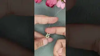 DIY Daisy Flower Seed Beads Bracelet #beadedbracelet #shorts