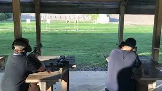 Shooting hot brass into a random persons shirt 😂😂 luck or skill. Funny ar15 ejection.