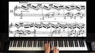 Chopin - Prelude Op. 28, No. 23 | Piano with Sheet Music