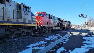 CN 2777 S773 Power Move at Ladysmith feat. @Xalenstrainvideos & @the_atsf_railfan2926 on 2-18-24