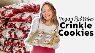 Веганское печенье Red Velvet Crinkle