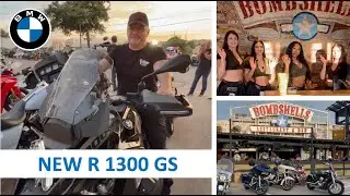New BMW R1300 GS, Bike Meetup at Bombshells Austin, Texas