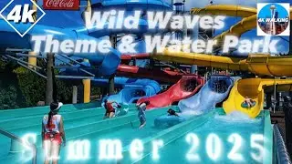 WILD WAVES WATER PARK I Riptide, Pacific Plunge, Kango River, Kango Slide, Zooma Falls
