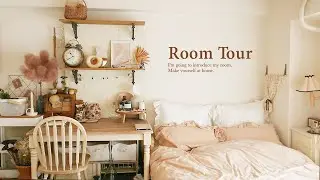 【ルームツアー】収納アイデア色々な、あたたかい海外風のナチュラル部屋・インテリアと観葉植物・食器集め・100均・IKEA・ニトリ｜japanese room tour