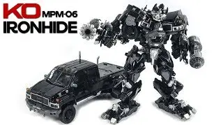 Transformers Masterpiece Movie Series MPM-06 KO Fix IRONHIDE Truck Vehicle  Robot Toy