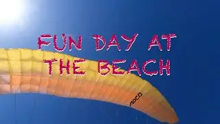 Fan day at the beach -ppg flight