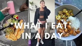 WHAT I EAT IN A DAY VLOG| no banana smoothie recipe, diet tips for the holidays!| vlogmas day 15