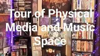 Tour of My Physical Media and Music Space + Brief CD and DVD Tour
