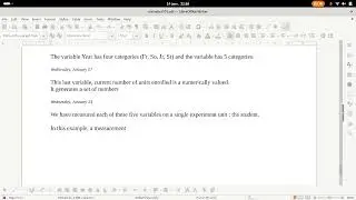 Statistics 101 (16) : Observation