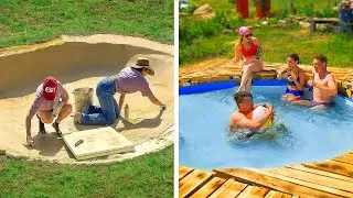 Transform Your Own Backyard Oasis With a DIY Swimming Pool! #5MinuteBeat