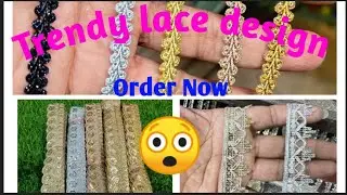 Trendy lace design ✨New lace design in seelampur market Delhi🦋Buy online❤️ order now👈wtsp-8506920168