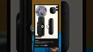 Best Wireless Mic Under ₹700 | Gernaro S12 Wireless Mic #grenaros12 #wirelessmic #shorts #techhindi