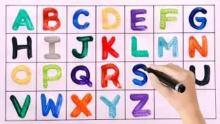 Learn ABC with phonics | Alphabet tracing | Abcd song | A to Z learning video, part- 301