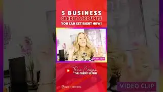 5 Business Credit Accounts YOU CAN Get Right NOW!