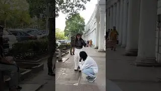 CP Delhi public reaction couple video#viral #trending #shorts #funny