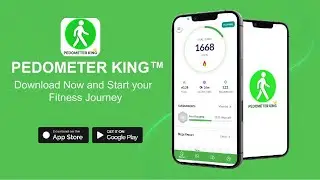 Pedometer King&trade; : Track Steps, Calories & Distance