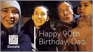 Dad's Happy Birthday From Ron, Hannah and Holly