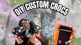 Customize Crocs With Me!!! 😍 | by SAKIYACNE X CHARMEDDBYK