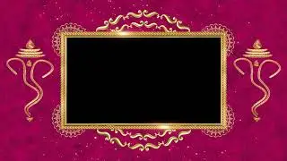 free wedding invitation frame |  no copyright wedding frame video