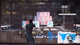 Just Cause 3 - Handgun Training Course | Shooting Gallery Challenge - Free Roam Gameplay (PC HD)