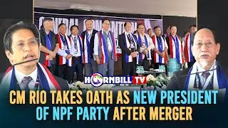 CM RIO TAKES OATH AS NEW PRESIDENT OF NPF PARTY AFTER MERGER