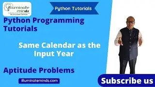 Same Calendar Year as the Input year I Python Programming Tutorial