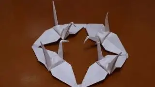 origami cranes hold on - pray for japan