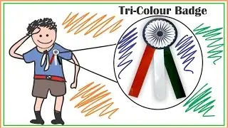 Tri Colour Badge