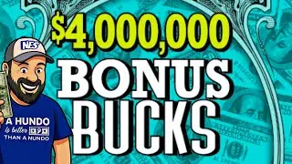 Бонусные доллары на сумму 4 000 000 долларов! Мой любимый лотерейный билет Mass Lottery за 10 дол...
