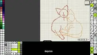 PIXEL ART COMMISSION - ART PROCESS - gatos anaranjados.