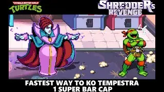 #AD | TMNT Shredder's Revenge: The fastest way to KO Tempestra (1 SUPER bar rule Arcade mode)