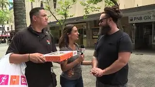 Dunkin&rsquo; Donuts Street Eats:  Bavarian Cream Donut