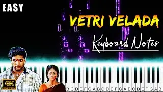 Vetri Velada Keyboard Cover | Piano Notes | Jayam | Tamil Melody | Studio 16 Fernandez
