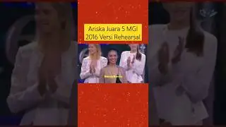 Ariska Putri Pertiwi di rehearsal MGI 2016 #missgrandinternational #pageant