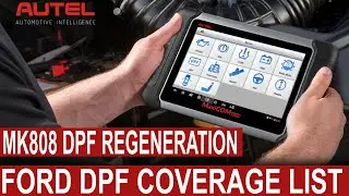 Ford DPF Regeneration Coverage Autel MK808