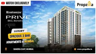 Rustomjee Prive Bandra | Ultra-Luxury Apartments Walkthrough | 3 & 4 BHK Sky Homes