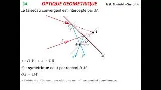 Cours: Optique géométrique (5).  1ère année Médecine. Pr Boutheïna Boutabia-Chéraitia