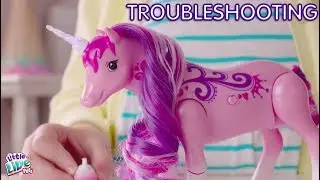 Little Live Pets Sparkles My Dancing Unicorn - Troubleshooting
