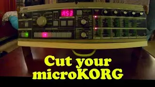 Cut your microKORG