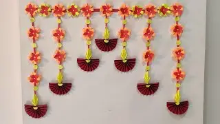 Eco Friendly Diwali Festival Decoration Ideas | Easy Paper Toran