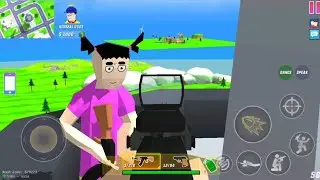 Mica dan Papa Dude melihat pemandangan dari atas menara tinggi 🤣